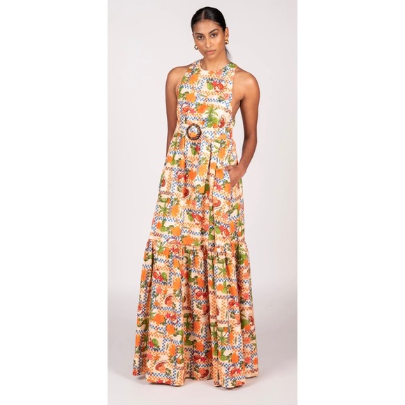 chinese dress ladies Albinae Maxi Dress Black